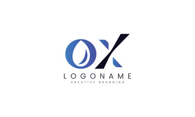 Minimalist OX Logo for Branding and Identity.