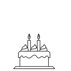 BirthdayCake  Element Outline