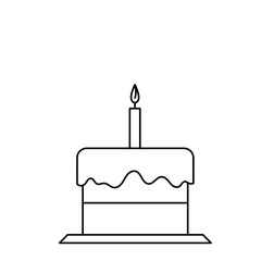 BirthdayCake  Element Outline