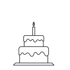 BirthdayCake  Element Outline