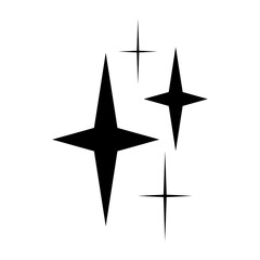 Sparkle vector icon. Shine symbol illustration. star sign or logo.