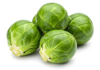 Fototapeta premium Pile of fresh brussels sprouts