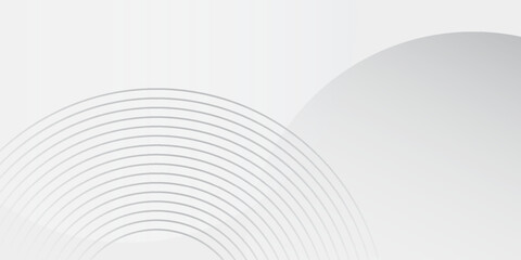 Naklejka premium White geometric abstract background overlap layer on bright space with lines effect decoration. Modern graphic design element abstract