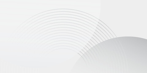 White geometric abstract background overlap layer on bright space with lines effect decoration. Modern graphic design element abstract modern
