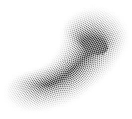 Abstract background halftone pattern, vector illustration and flat design.