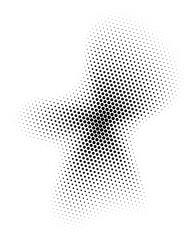 Abstract background halftone pattern, vector illustration and flat design.