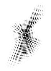 Abstract background halftone pattern, vector illustration and flat design.