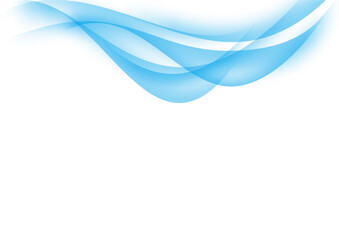 Obraz premium ELEGANT MINIMALIST WAVE ABSTRACT BACKGROUND LIGHT BLUE
