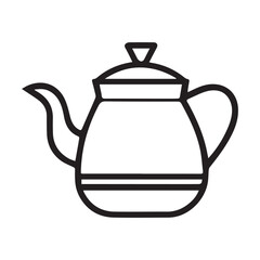 teapot isolated on white