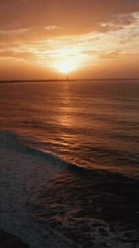 Phare des baleines vu de la plage de trousse chemise 
