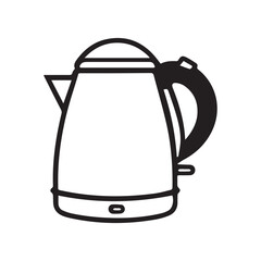 kettle isolated on white