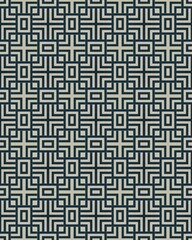 A striking pattern of geometric shapes in dark and light hues, ideal for textiles or wallpapers