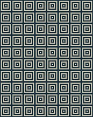 A detailed geometric pattern showcases interlocking squares and lines in alternating dark and light shades, ideal for design projects