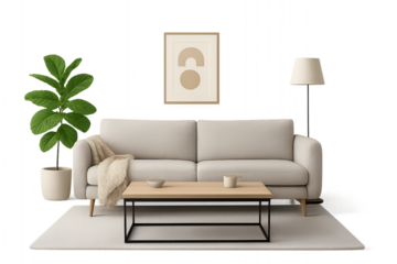 Modern Minimalist Living Room