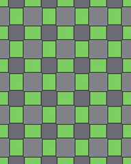 A vibrant geometric design features alternating gray and bright green squares, offering a stylish and contemporary look suitable for backgrounds
