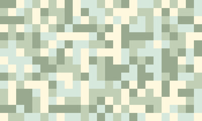 Abstract pixel art background.  Subtle pastel green and beige tones create a calming, modern texture ideal for websites, presentations, or print design.