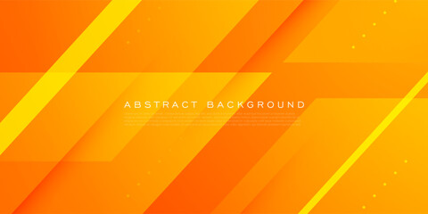 Abstract colorful orange overlap triangle background. Trendy shapes overlap pattern with shadow and lines. Eps10 vector