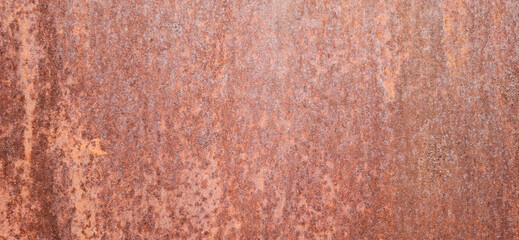 The texture of a rusty metal surface.