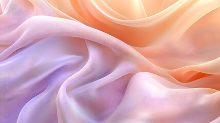 Obraz premium Soft Flowing Pastel Fabric Texture