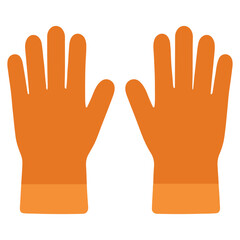 Obraz premium Gloves illustration, Colorful Garden Gloves vector, Colorful Gardening Clipart, Gardener design sublimation 