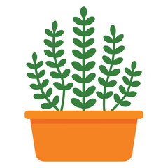 Fototapeta premium Plant illustration, Colorful Garden Plant vector, Colorful Gardening Clipart, Gardener design sublimation 