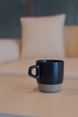 cup of coffee on the table