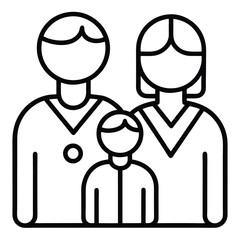 family-icon-symbol-mark-in-outline-style-on-white-.eps