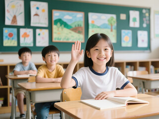 초등학교 교실 수업 시간