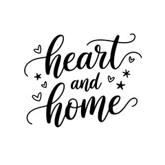 Heart and home. Vector Design Isolated on White Background