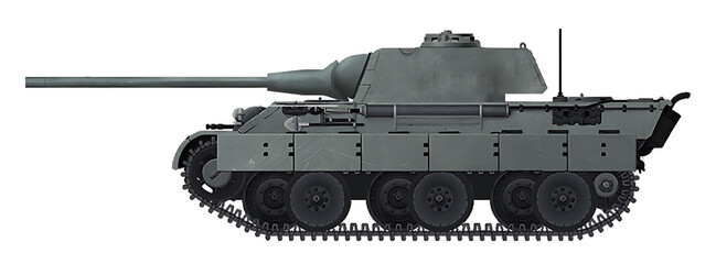 E-50 proto (Alternative E-series medium tank, with 8.8cm gun, new chassis and new turret) © Tikros