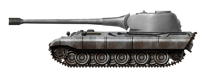 Puma II Ausf.B (Alternative super-heavy tank Puma II with aft turret location) © Tikros