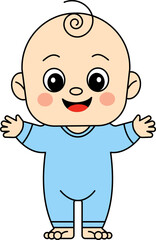 Babies in Cheerful Poses