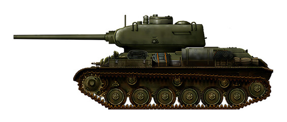 T-36 (Alternative T-34 tank based on the chassis of the T-70 tank)