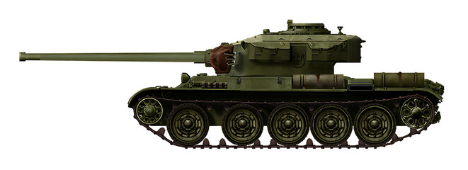 T-44 Centurion (An alternative hybrid tank, with the hull and 100mm gun from the T-44 tank and the turret from the Centurion tank) © Tikros