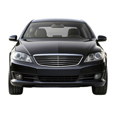 car isolated on transparent white background, clipping path