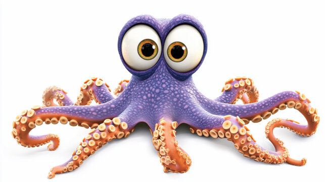 Cute cartoon octopus (2)