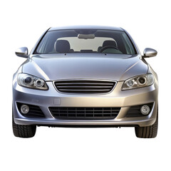 car isolated on transparent white background, clipping path