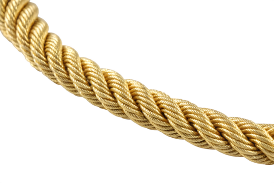 Golden Twisted Rope