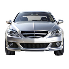car isolated on transparent white background, clipping path