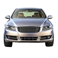 car isolated on transparent white background, clipping path