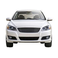 car isolated on transparent white background, clipping path