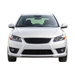 car isolated on transparent white background, clipping path