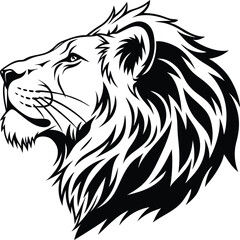 lion head vector