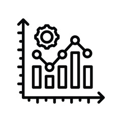 Data analytics Vector icon which can easily modify or edit