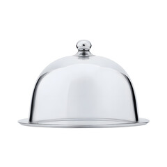 Fototapeta premium Glass cloche isolated on white background 