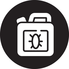 pesticide glyph icon