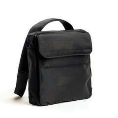 Naklejka premium Black crossbody bag, simple design