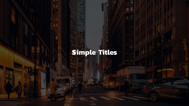 Simple Titles 4