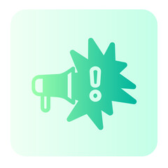 noise pollution gradient icon