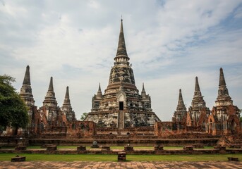 Fototapeta premium Photo of Ancient Temple Ruins in Thailand